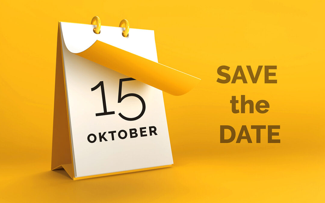Save the date – 15 oktober